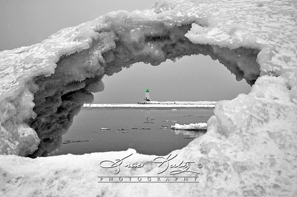 LUDINGTON ICE ARCH